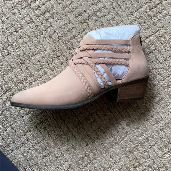 Caslon Brand New Pink Suede Booties - Picture 4 of 6